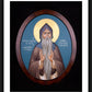 Wall Frame Black, Matted - St. Macarius the Great by R. Lentz