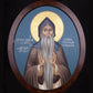 Wall Frame Black, Matted - St. Macarius the Great by Br. Robert Lentz, OFM - Trinity Stores
