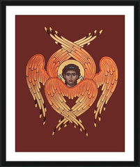 Wall Frame Black - Seraph Angel by R. Lentz