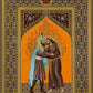 Wall Frame Gold, Matted - St. Francis and the Sultan by R. Lentz