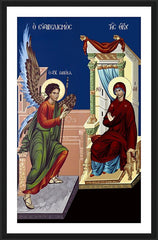 Wall Frame Black - Annunciation by R. Lentz