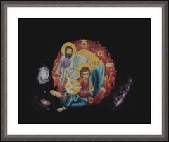 Wall Frame Espresso - Holy Trinity by R. Lentz