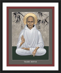 Wall Frame Black - Thomas Merton by R. Lentz