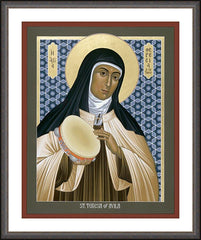 Wall Frame Espresso - St. Teresa of Avila by R. Lentz