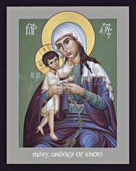 Acrylic Print - Mary, Undoer of Knots by R. Lentz