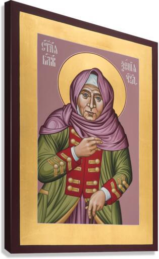Canvas Print - St. Xenia of St. Petersburg by R. Lentz