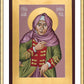Wall Frame Gold, Matted - St. Xenia of St. Petersburg by Br. Robert Lentz, OFM - Trinity Stores