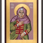 Wall Frame Espresso, Matted - St. Xenia of St. Petersburg by Br. Robert Lentz, OFM - Trinity Stores