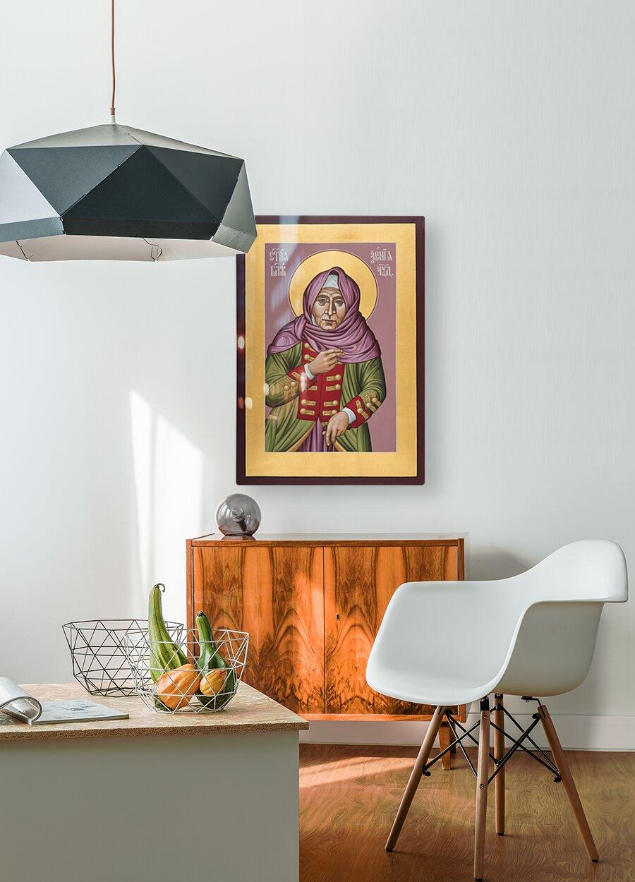 Acrylic Print - St. Xenia of St. Petersburg by Br. Robert Lentz, OFM - Trinity Stores