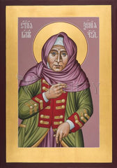 Metal Print - St. Xenia of St. Petersburg by R. Lentz