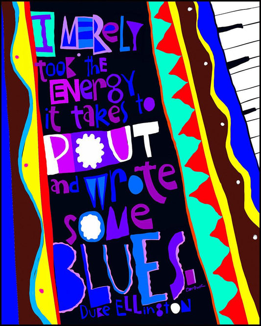 Duke Ellington - Wood Plaque