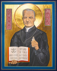 Wood Plaque - St. André Bessette by R. Gerwing