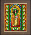 Wood Plaque Premium - St. Lucy by B. Nippert