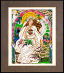 Wood Plaque Premium - Our Lady of Fatima by B. Nippert