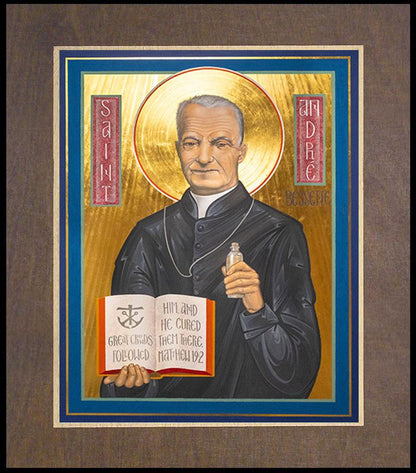 St. André Bessette - Wood Plaque Premium by Robert Gerwing - Trinity Stores
