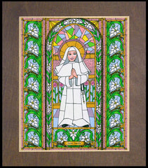 Wood Plaque Premium - St. Imelda by B. Nippert