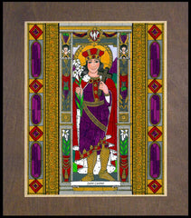 Wood Plaque Premium - St. Casimir by B. Nippert