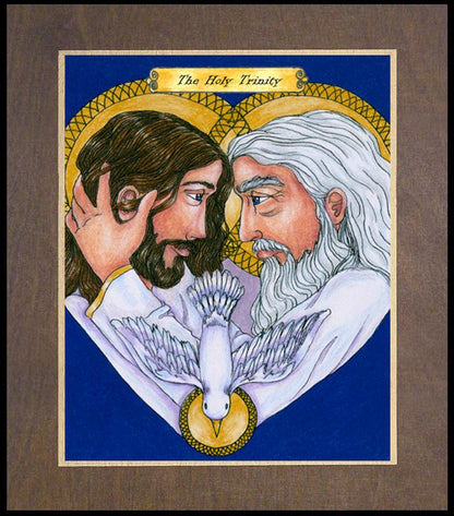 Holy Trinity - Wood Plaque Premium by Brenda Nippert - Trinity Stores