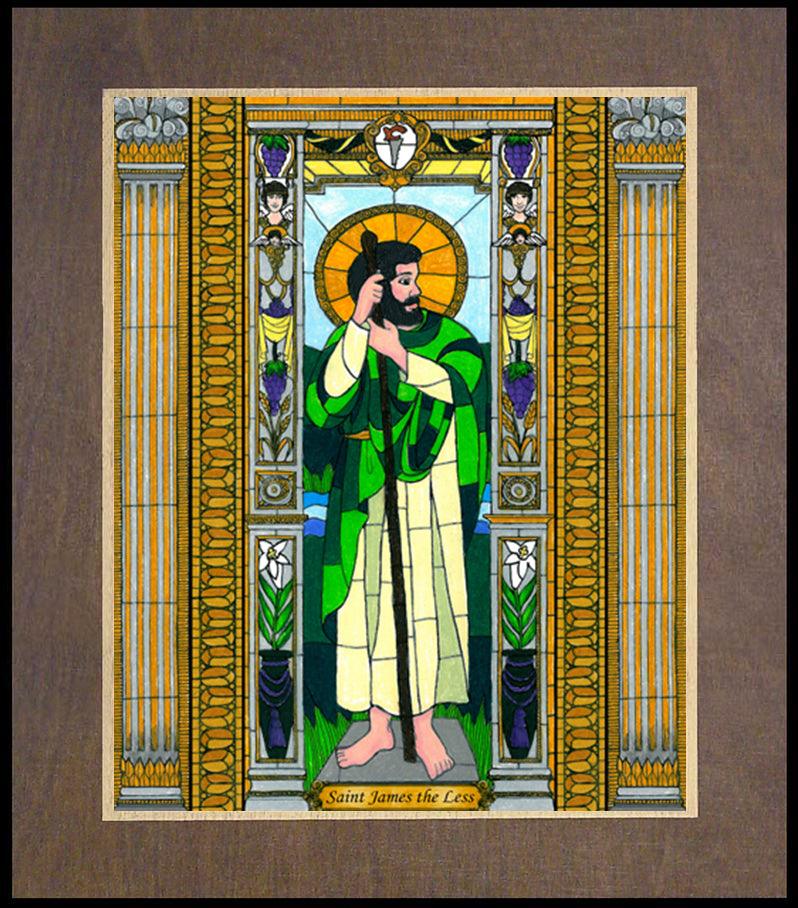 St. James the Less - Wood Plaque Premium by Brenda Nippert - Trinity Stores