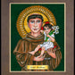 St. Anthony of Padua - Wood Plaque Premium by Brenda Nippert - Trinity Stores