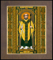 Wood Plaque Premium - St. Blaise by B. Nippert