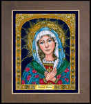 Wood Plaque Premium - Blessed Mary Mother of God by B. Nippert