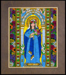 Wood Plaque Premium - Mary, Queen of May by B. Nippert