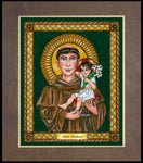 Wood Plaque Premium - St. Anthony of Padua by B. Nippert