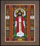 Wood Plaque Premium - Jesus by B. Nippert