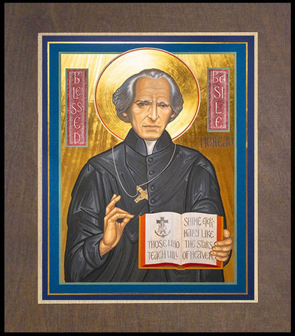 Bl. Basil Moreau - Wood Plaque Premium by Robert Gerwing - Trinity Stores