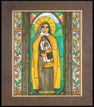 Wood Plaque Premium - St. Maria Lucia of Jesus by B. Nippert