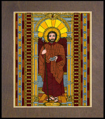 Wood Plaque Premium - St. Thomas the Apostle by B. Nippert