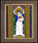Wood Plaque Premium - Our Lady of Sorrows by B. Nippert