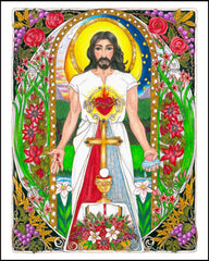 Wood Plaque - Jesus by B. Nippert