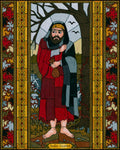 Wood Plaque - Judas Iscariot by B. Nippert