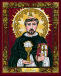 Wood Plaque - St. Dominic by B. Nippert