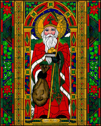 St. Nicholas - Wood Plaque