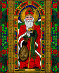 Wood Plaque - St. Nicholas by B. Nippert