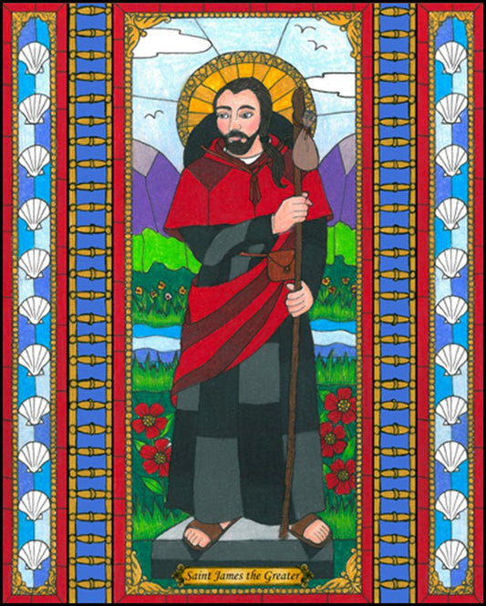 St. James the Greater - Wood Plaque