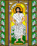 Wood Plaque - Resurrection of Jesus by B. Nippert