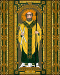 Wood Plaque - St. Blaise by B. Nippert