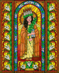 Wood Plaque - St. Lucy by B. Nippert