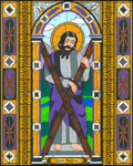 Wood Plaque - St. Andrew by B. Nippert