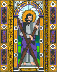 Wood Plaque - St. Andrew by B. Nippert