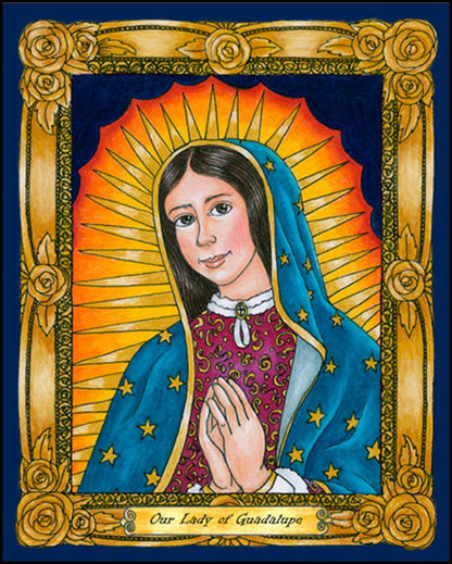 Our Lady of Guadalupe - Wood Plaque by Brenda Nippert - Trinity Stores