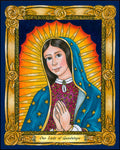 Wood Plaque - Our Lady of Guadalupe by B. Nippert
