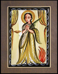 Wood Plaque Premium - St. Agatha by A. Olivas