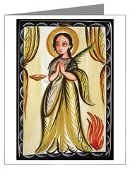 Custom Text Note Card - St. Agatha by A. Olivas