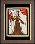 Wood Plaque Premium - St. Teresa of Avila by A. Olivas