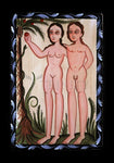 Holy Card - Adam and Eve by A. Olivas